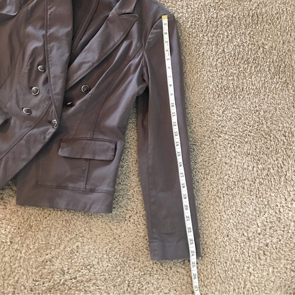 WHBM double breasted gray jacket - Picture 12 of 14